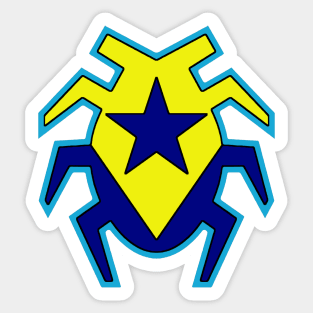 Blue & Gold Sticker